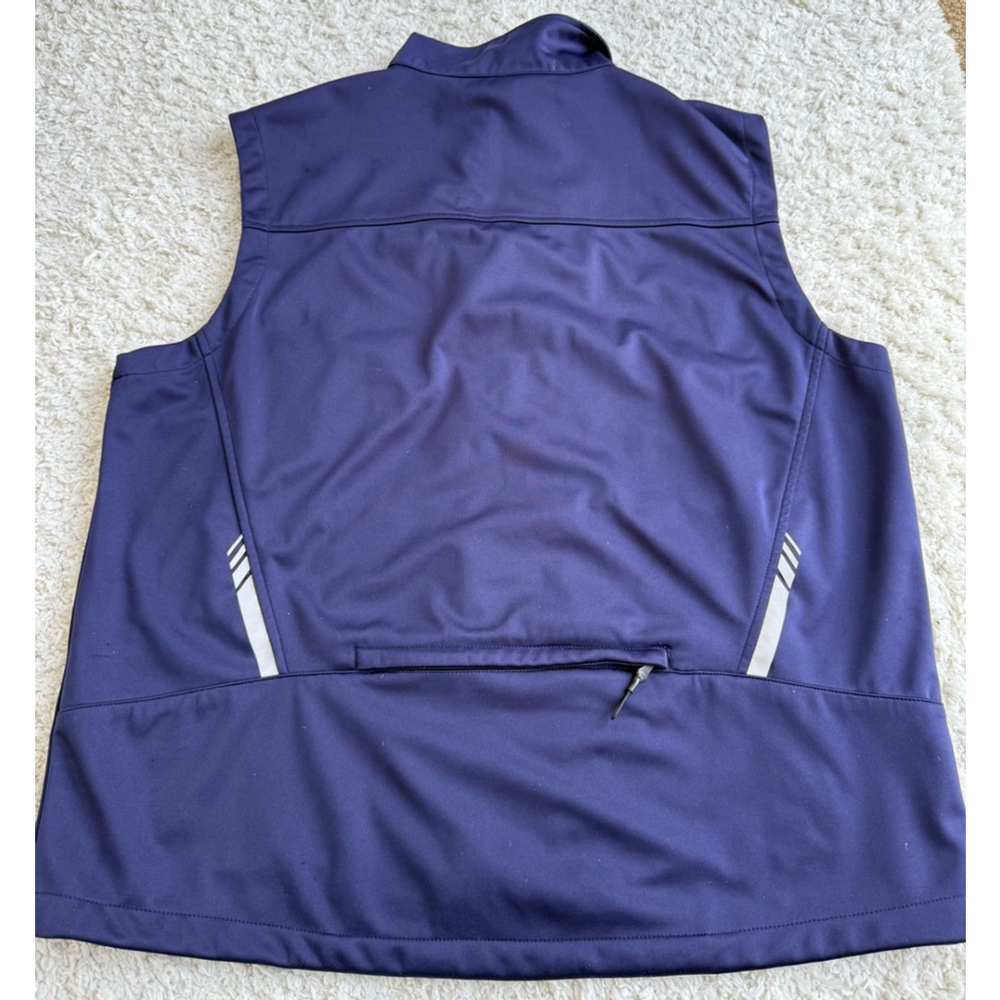 Men's BALEAF Vest XL Navy Blue Full Zip Sleeveless Jacket - Picture 7 of 7